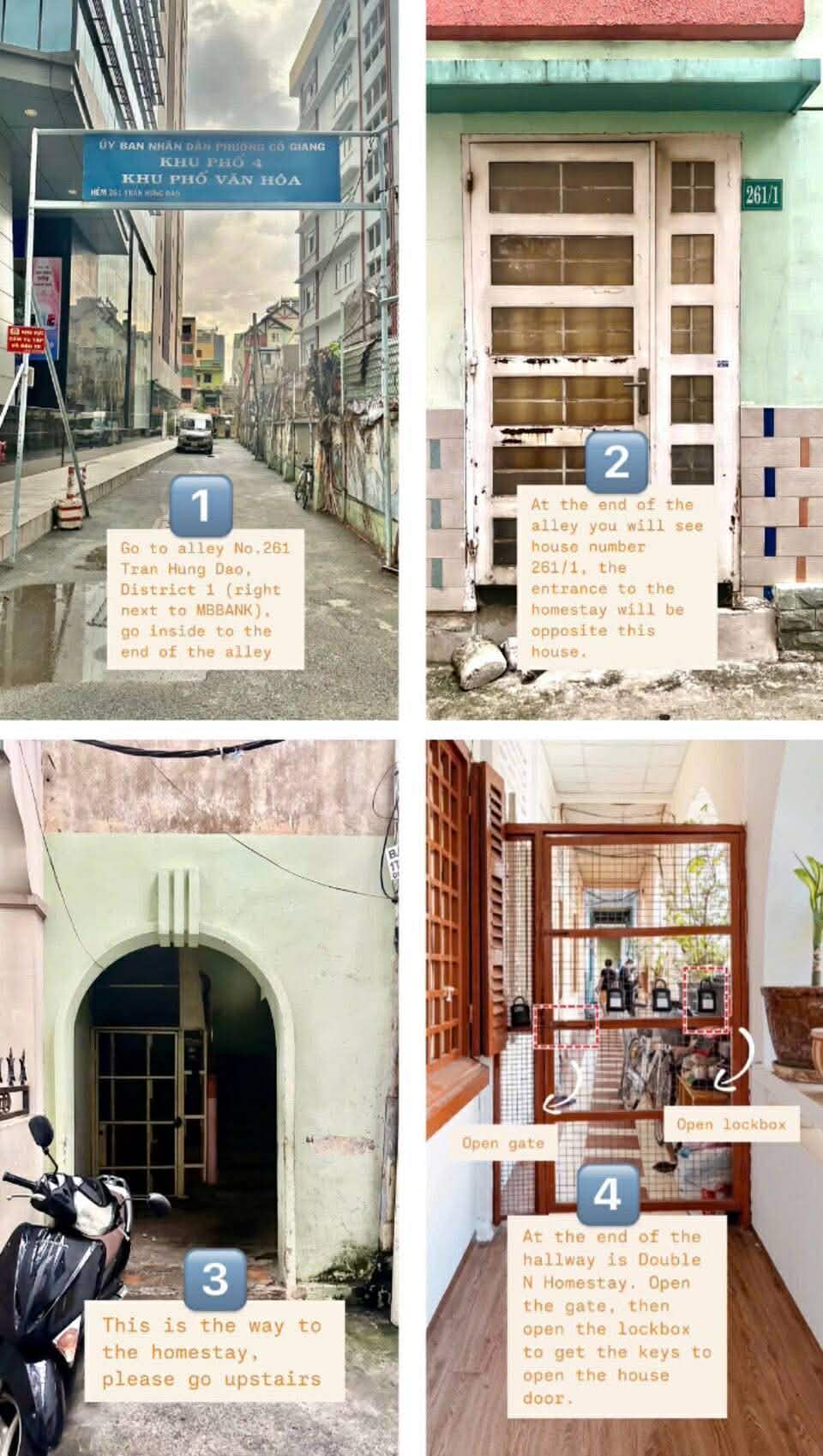 check in instructions 